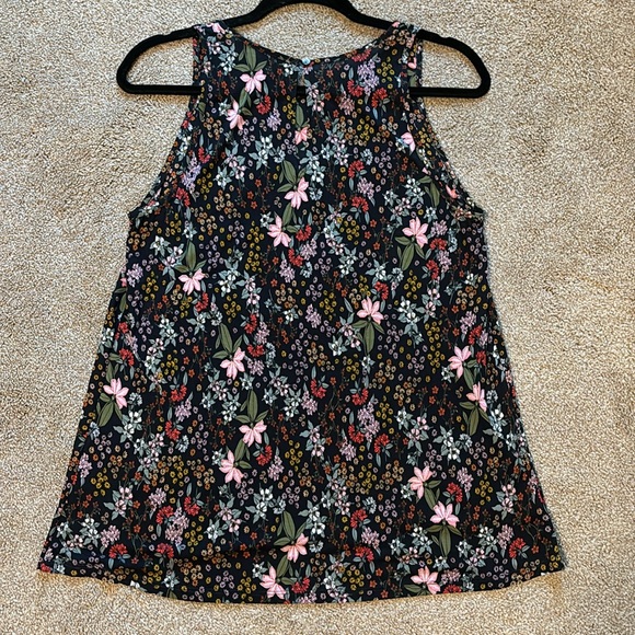 NWT LOFT sleeveless floral top women’s size S - Picture 4 of 6